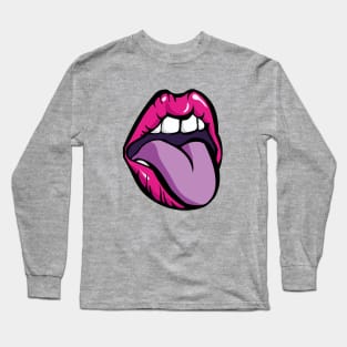 Tongue | Mouth | Lips Long Sleeve T-Shirt